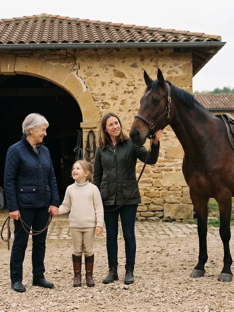 L'équipe, Éco-Ferme de Corcelles, centre équestre à Foissiat