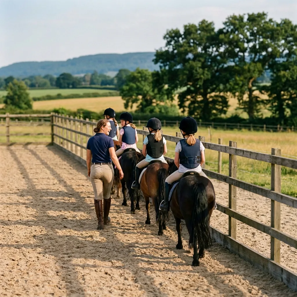 Cours de poney à Foissiat, Ain